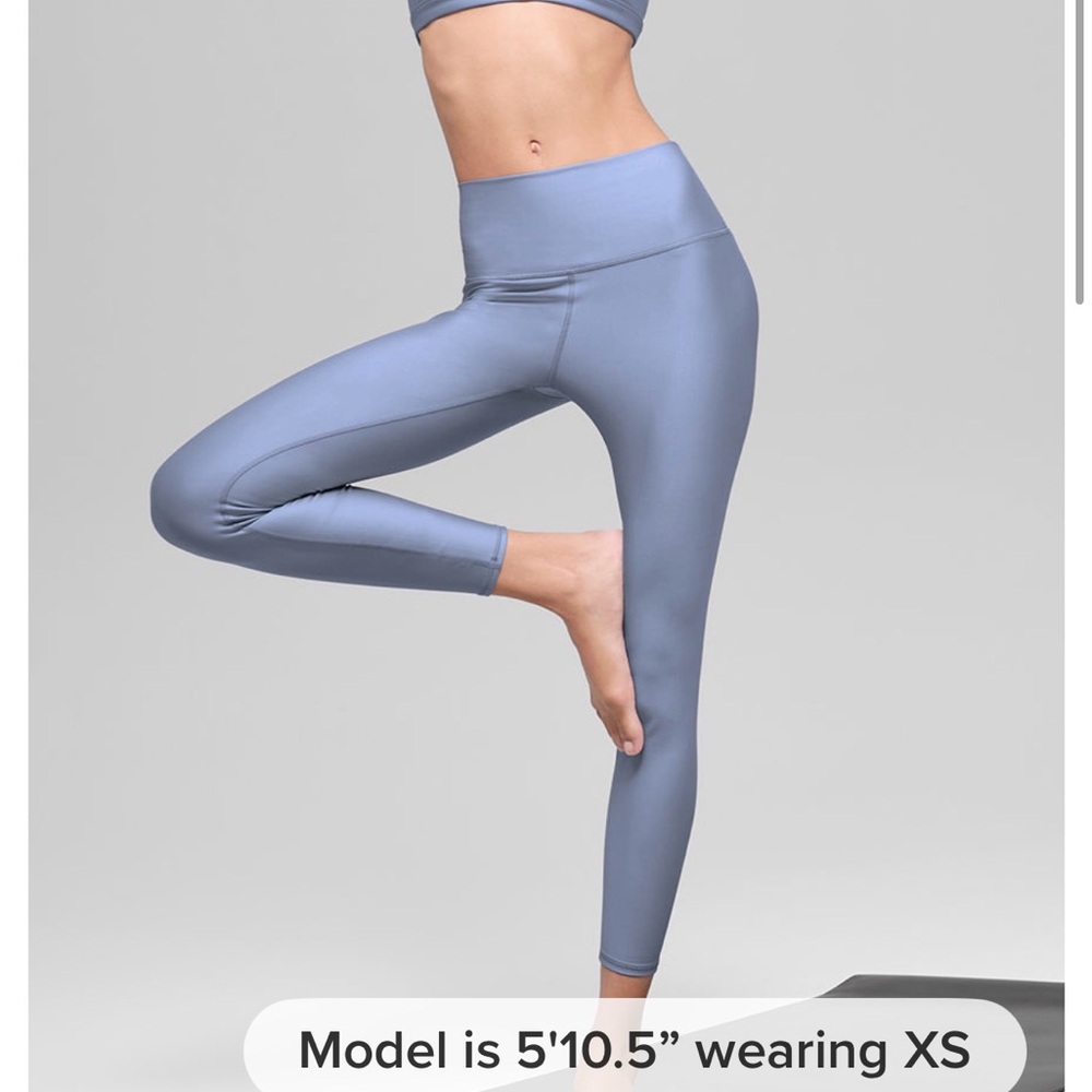 ALO Yoga High-Waisted Gray Leggings